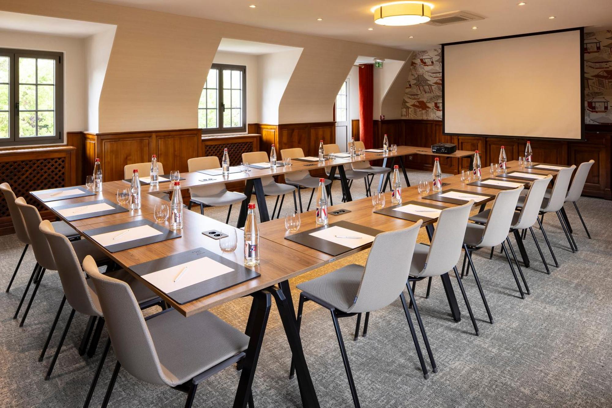 Hostellerie Briqueterie & Spa Champagne Вине Экстерьер фото The meeting room