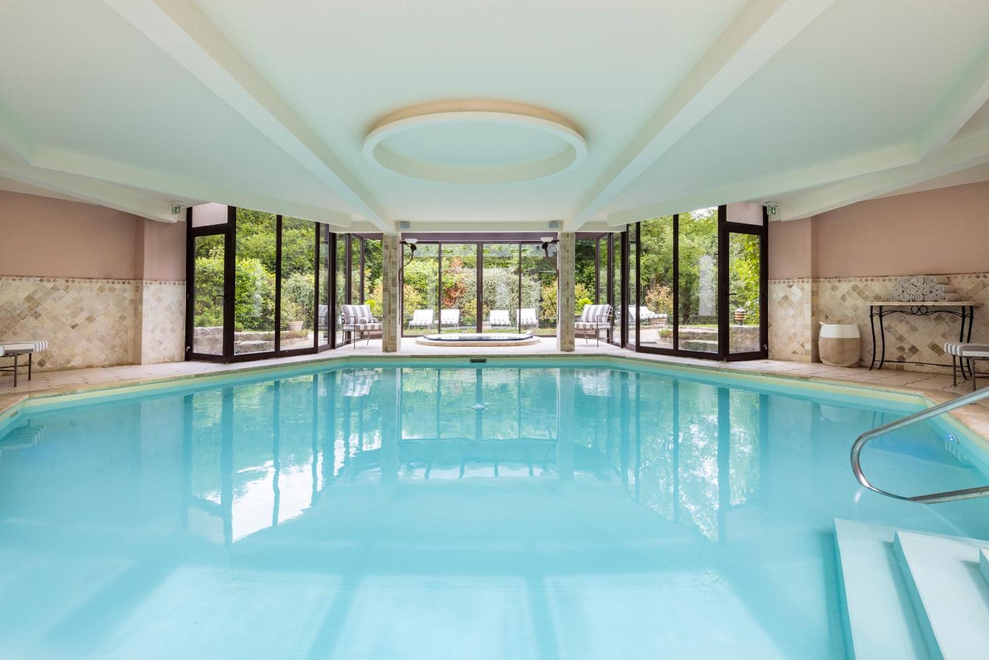 Hostellerie Briqueterie & Spa Champagne Вине Экстерьер фото Indoor pool